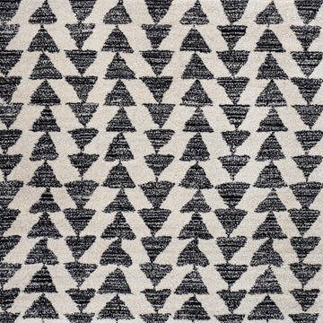 Aisha Moroccan Triangle Geometric Area Rug